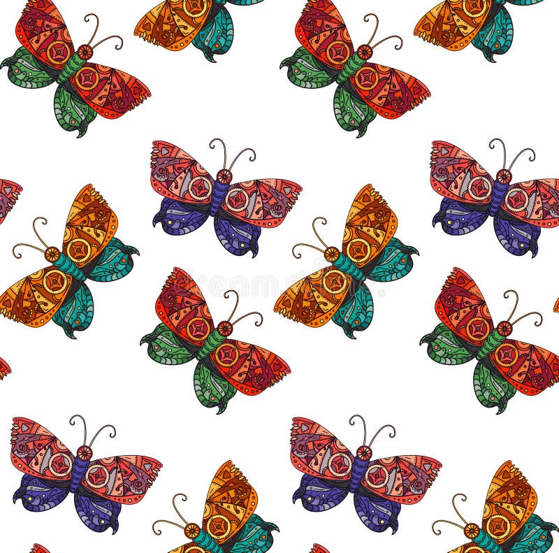 Easy Steampunk Butterfly Drawing HD Png Download  vhv