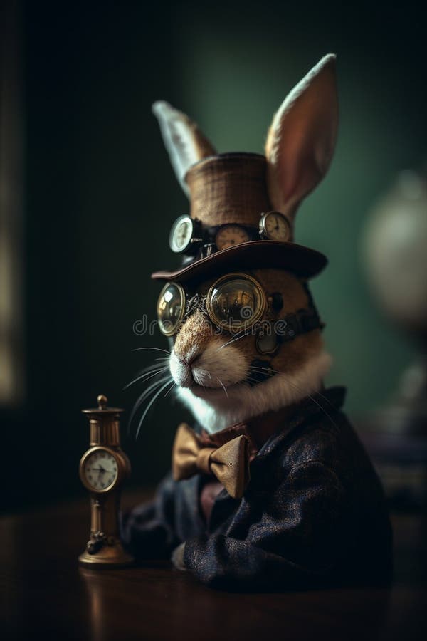 Steampunk Bunny Stock Illustrations – 96 Steampunk Bunny Stock ...