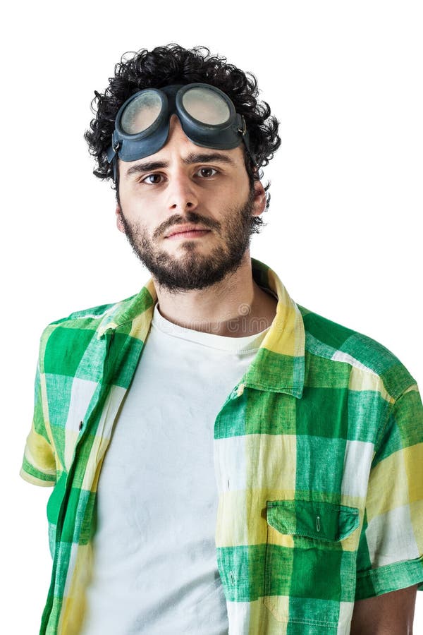 Man Wearing Steampunk Goggles Stock Photos - Free & Royalty-Free Stock ...