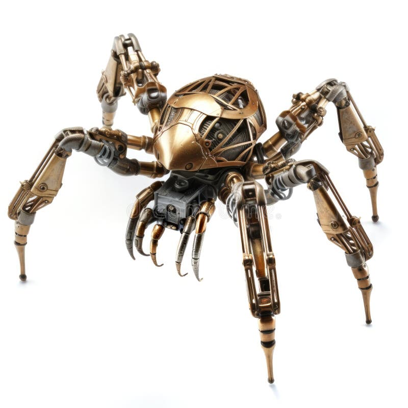 Steampunk Mechanical Spider royalty free illustration
