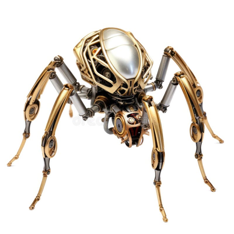 Steampunk Mechanical Spider royalty free illustration