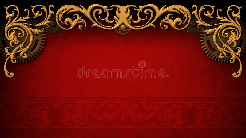Beautiful Fantasy Red Dragon - Digital Illustration Stock Illustration ...