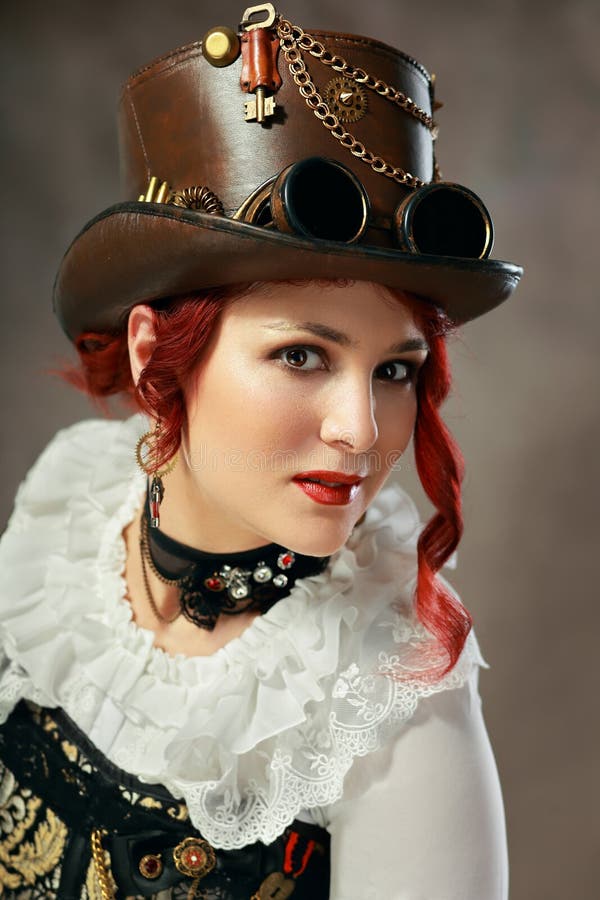 Steampunk woman