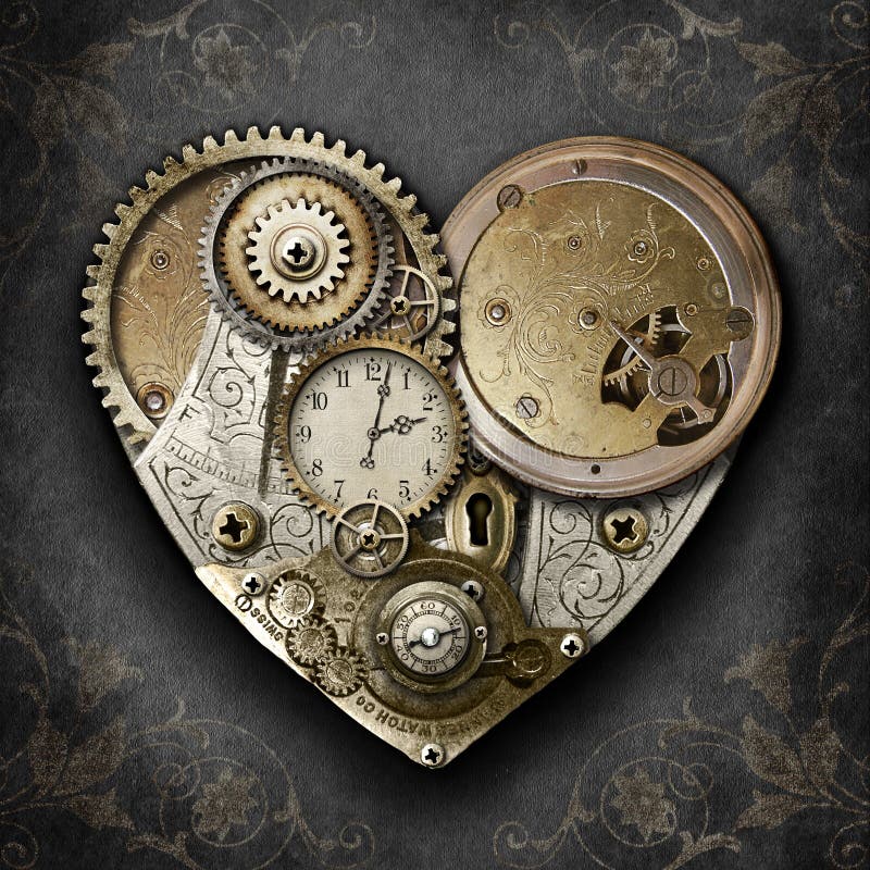Steampunk的重点 图库摄影