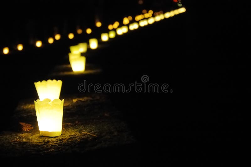 stearinljus rad arkivbilder stearinljus rad arkivbilder