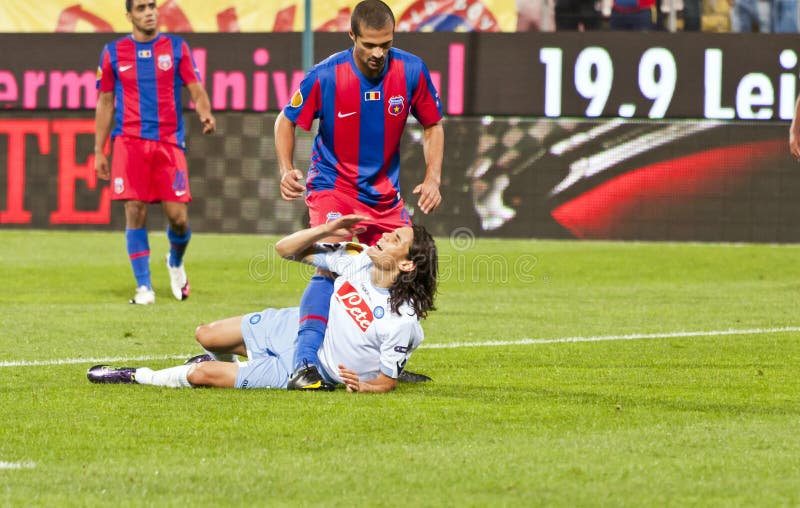 Steaua Bucharest Footballers Editorial Photography - Image of