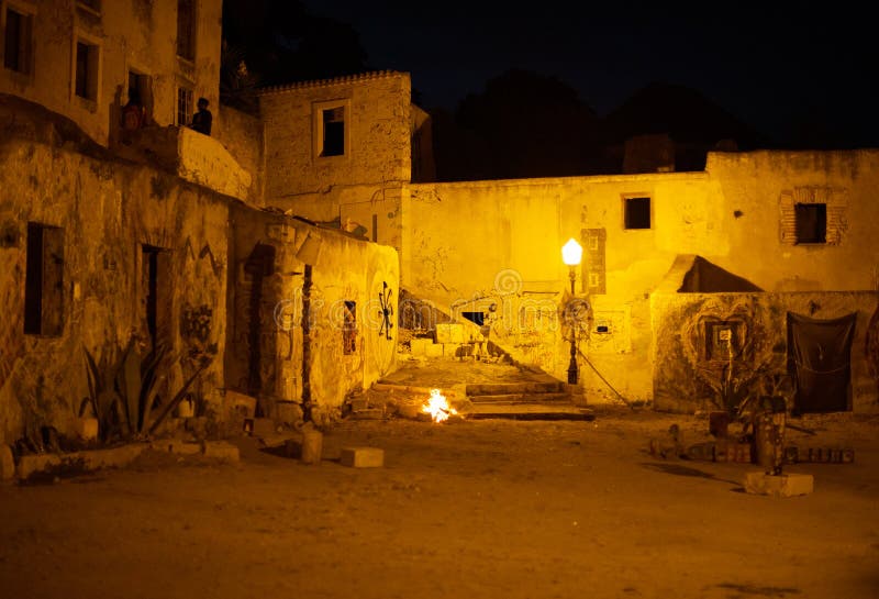 Stedelijke ruïnes royalty-vrije stock fotografie