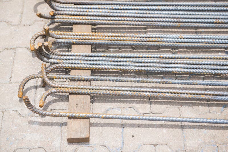 Steel bar reinforcement stock image. Image of pattern 75778193
