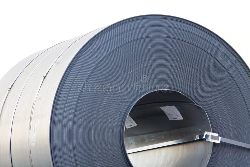 Steel Coil royalty free stock photo