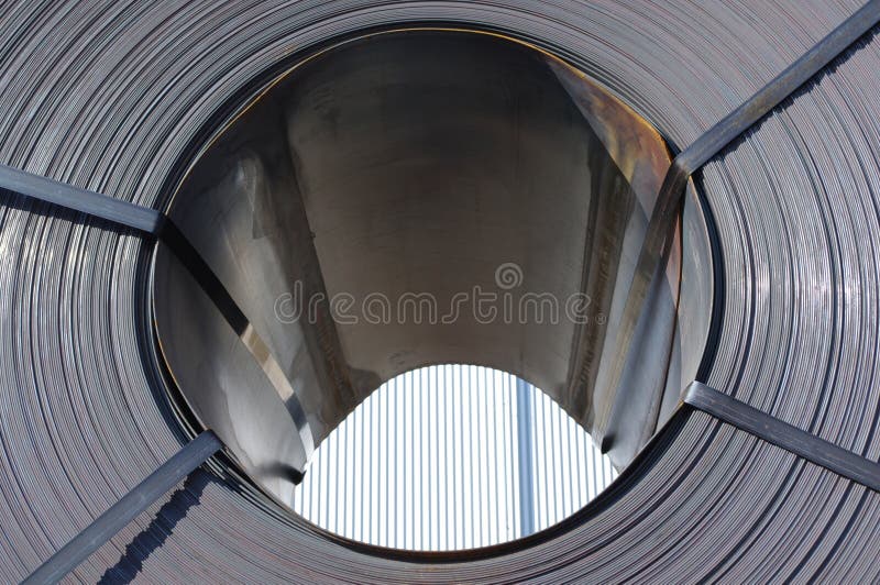 Steel Coil stock images