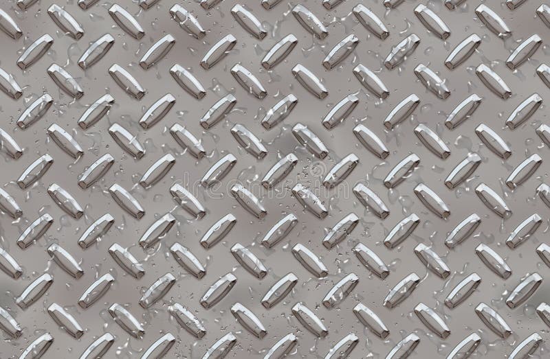 Steel diamond plate background