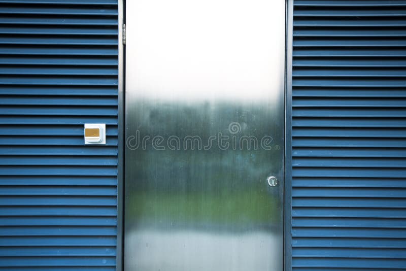 Steel door stock images