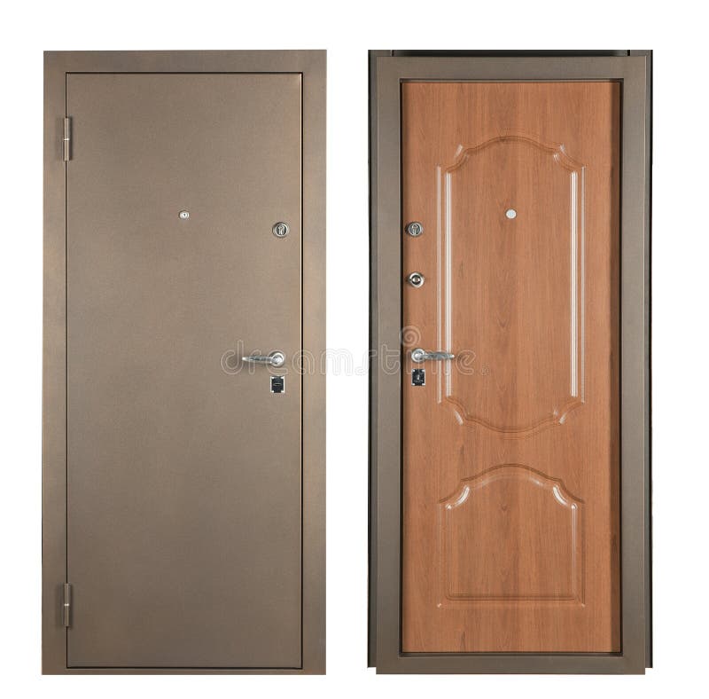 Steel doors stock photo. Image of shielding, expensive 24133194
