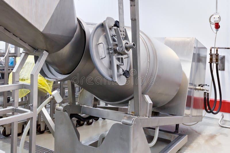 Equipment in the Meat Plant Stock Photo Image of butchery, steel