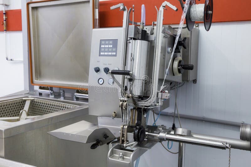 Steel equipment in the plant royalty free stock image