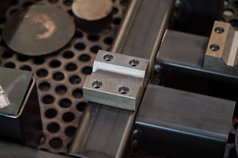 Steel Frame Welding Machine Parts Stock Photo Image of mechanical