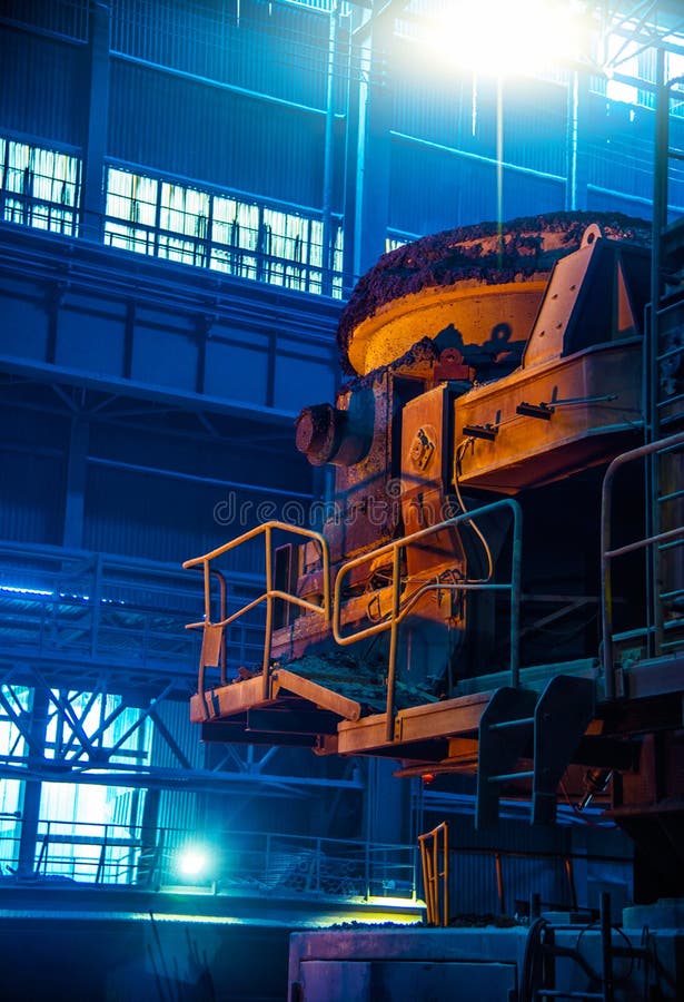 Steel making stock photo. Image of flowing, industry 99799604