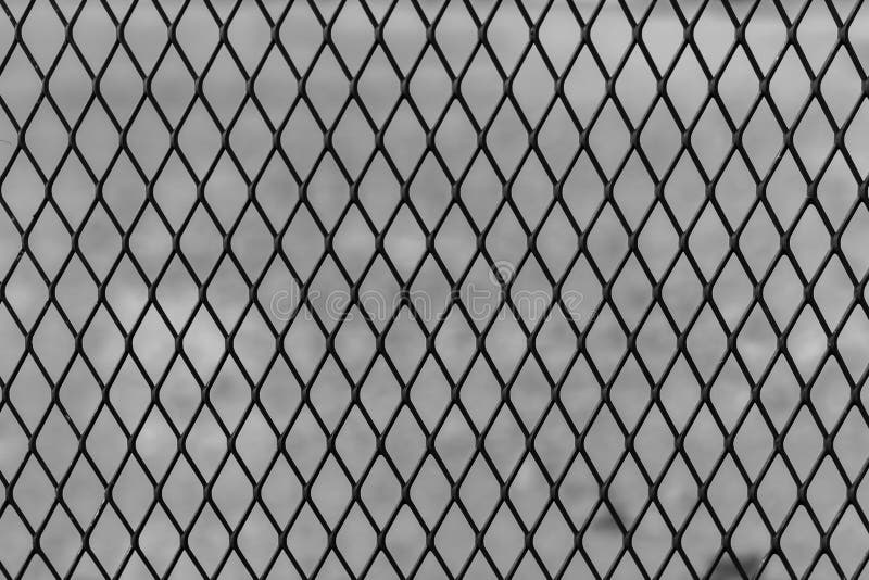 White Steel Mesh Screen Background And Texture Stock Photo