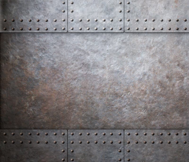 Steel Metal Armor Background With Rivets Stock Image Image of backdrop, rivets 50539631