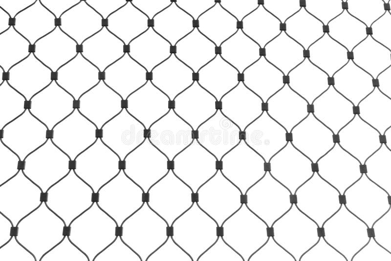Steel Netting isolated on white