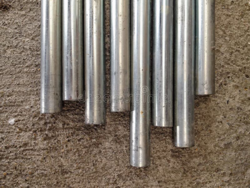 Steel Pipe for Fiber Optic Cable Stock Photo Image of iron, metal