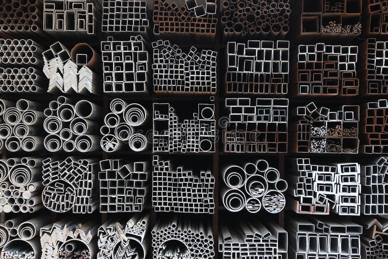 Steel pipes stock photos Steel pipes stock photos