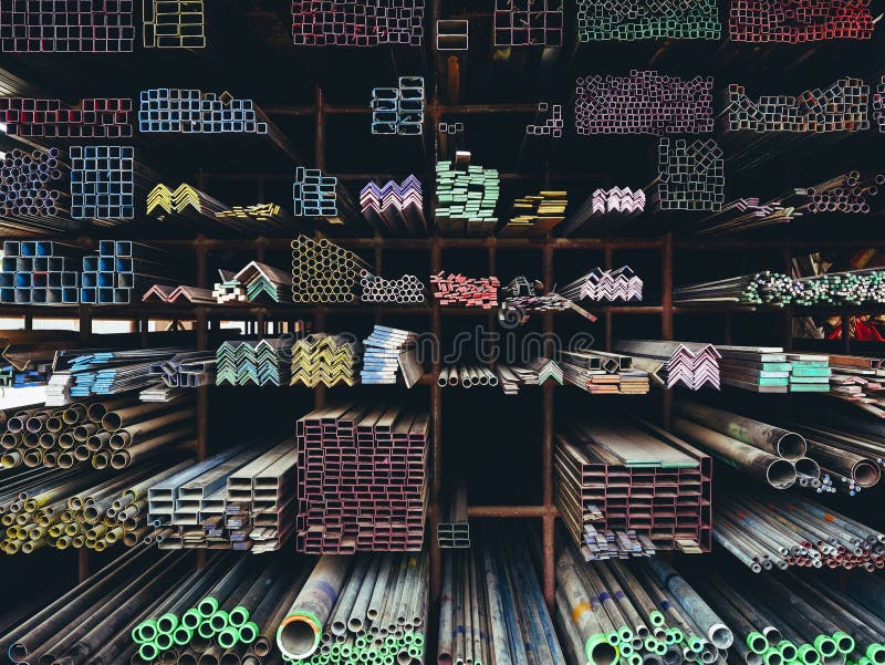 Steel Pipes Industry object stacked in warehouse. Steel Pipes Industry Construction object stacked in warehouse royalty free stock images Steel Pipes Industry object stacked in warehouse. Steel Pipes Industry Construction object stacked in warehouse royalty free stock images