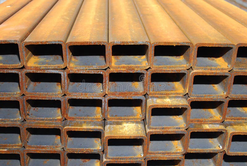 Steel rectangle pipes