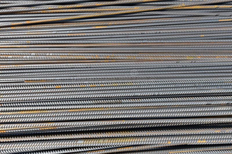 Steel Reinforcement. Under Construction Background Stock Photo - Image ...