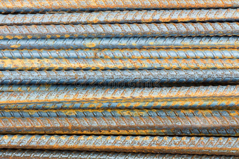 Steel rod stock photo. Image of foundation, cement, group 34590576