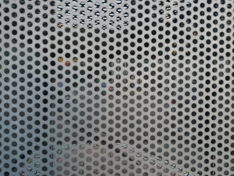 Steel Sheets with Translucency Stock Image Image of sheet, holes