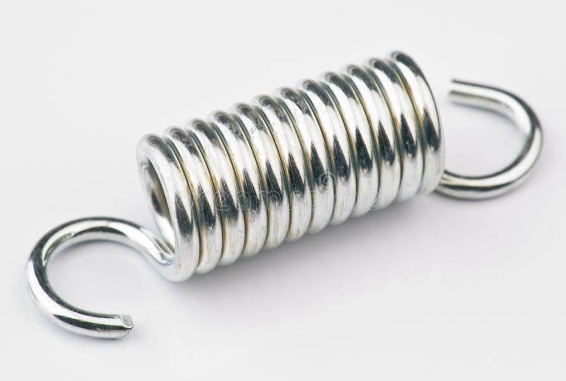 Steel spring stock image. Image of stretch, macro, round 29466125