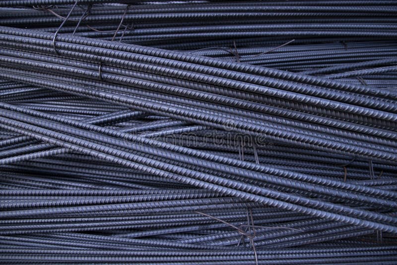 Steel Wire for Construction, Closeup of Steel Wire for Construction Stock Image Image of