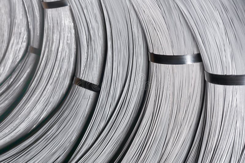 Steel Wire rod - Steel Coils stock photography