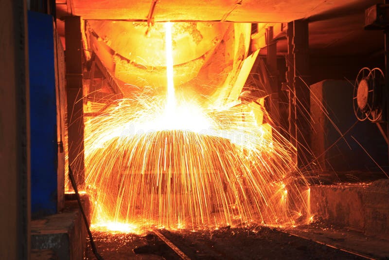 Steelmaking iron works stock photo. Image of have, 11958406