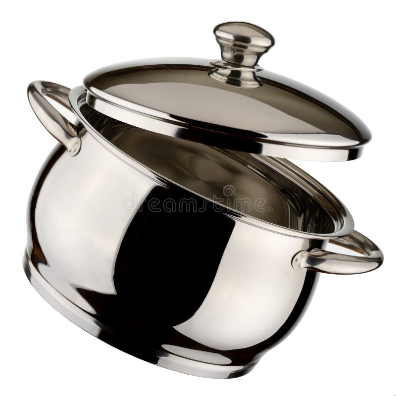 De Steelpan Van Het Staal Het Koken Stock Foto Image of steelpan