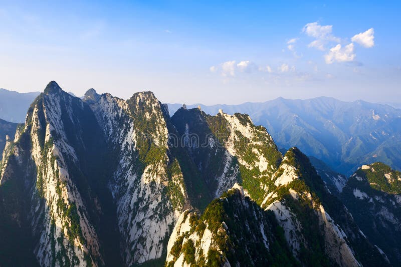 The steep mountains_Hua mountain_xian