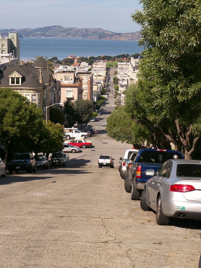 Steep street in San Francisco