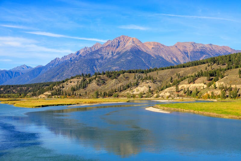 The Steeples Mountain Bull River Kootenay Canadian Rockies