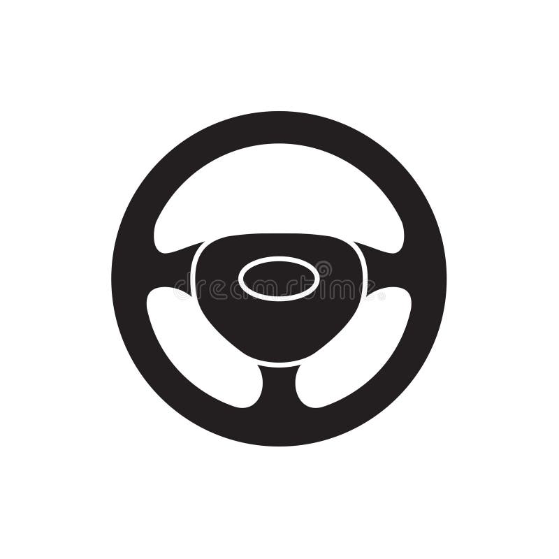 Steering Wheel Symbol And Icon Stock Illustration Illustration of