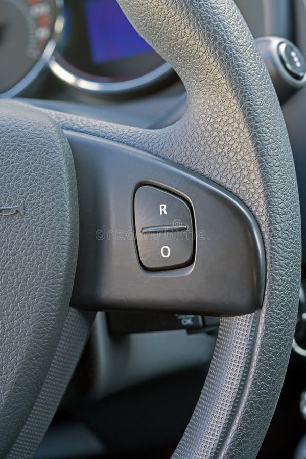 Steering wheel controls stock image. Image of panel 106406285