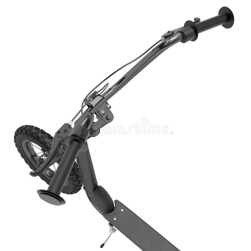 Steering wheel scooter stock illustration. Illustration of concept