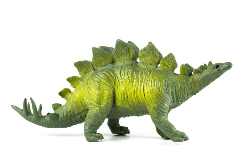 Stegosaurus dinosauro di colore bianco fotografie stock libere da diritti