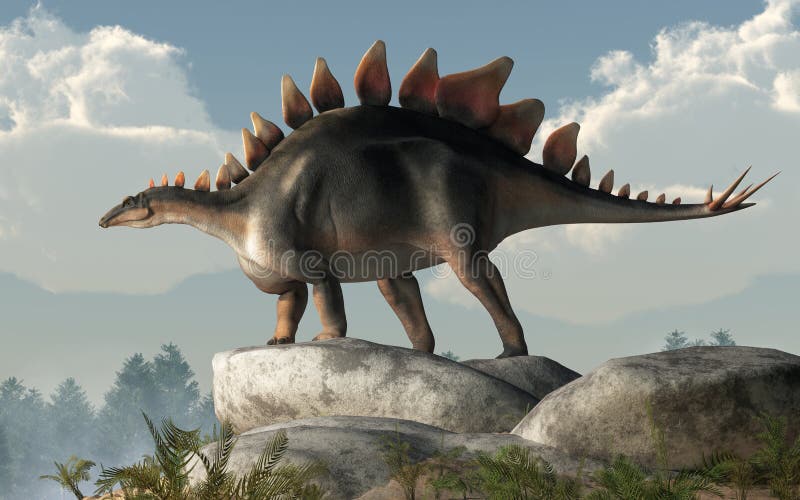 Stegosaurus Dinossauro Herbívoro Período Jurássico Era Mesozóica