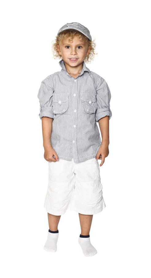 Stehendes kaukasisches Kindportrait stockbild Stehendes kaukasisches Kindportrait stockbild