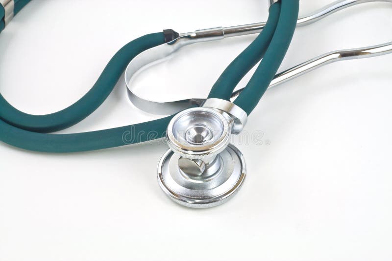 Stethoscope on a white background. Stethoscope on a white background