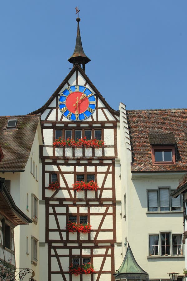 Stein Am Rhein(Switzerland) Stock Image - Image of exterior, landmarks ...