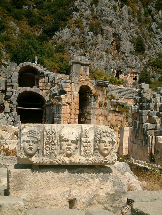 Myra ancient town. Myra ancient town