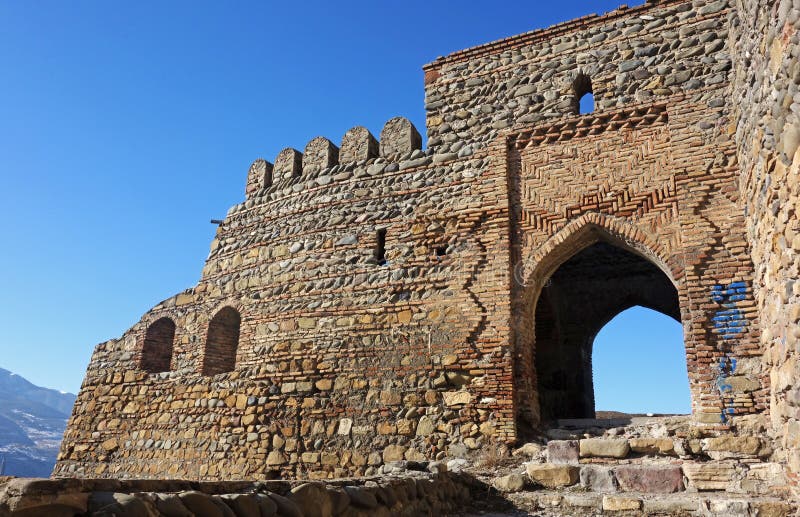 Die GoriFestung In GoriStadt Stockfoto Bild von ritter