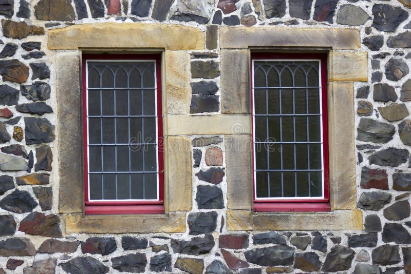 Fenster Schloss Altena In Sauerland In Deutschland